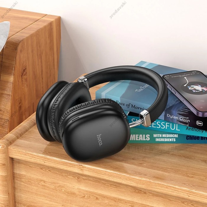 Бездротові Bluetooth навушники Hoco W35 Max Joy headphones BT 5.3 Black